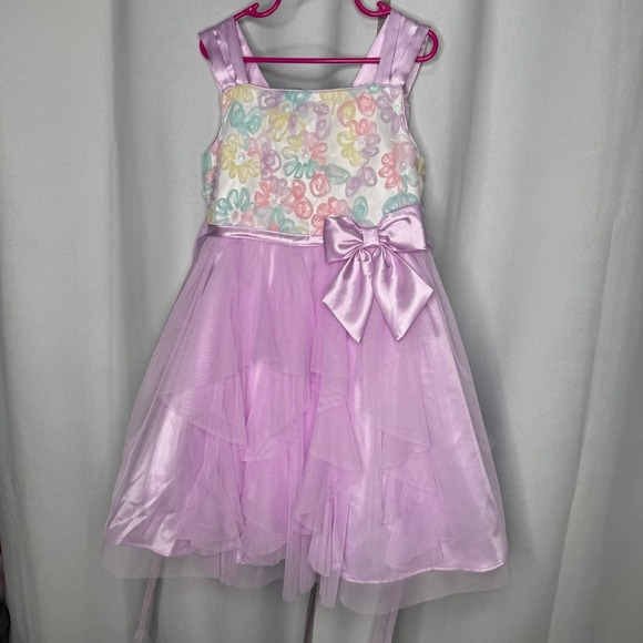 Jona Michelle Tulle Girls‎ Beautiful Floral Dress Size 5 - Picture 1 of 5